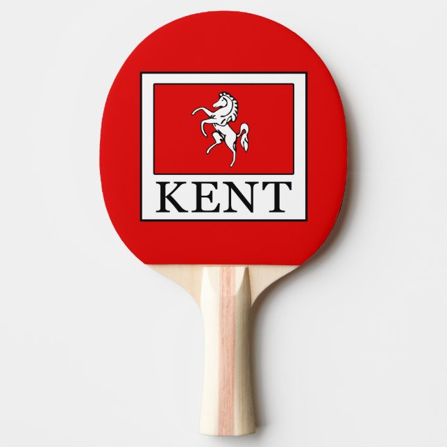 Kent County England Ping Pong Paddle (Front)