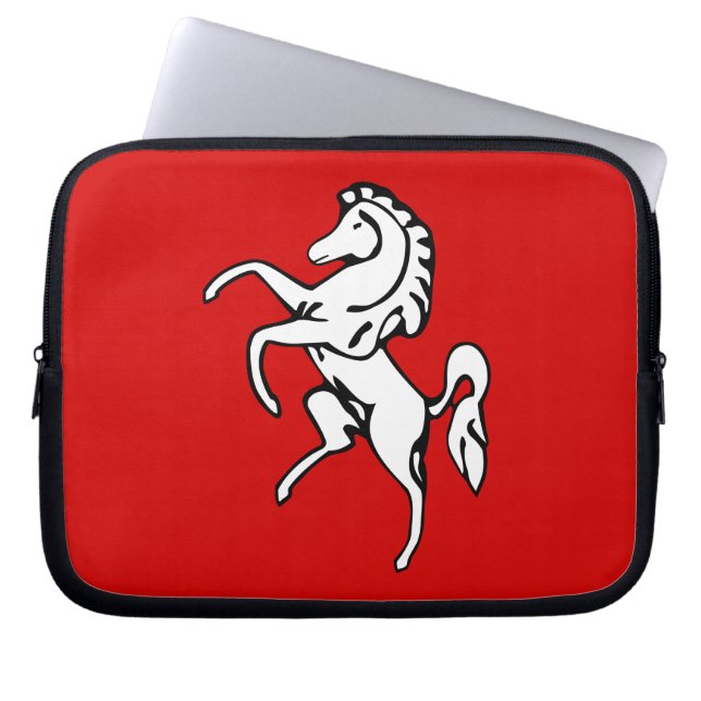 Kent County Flag Laptop Sleeve (Front)