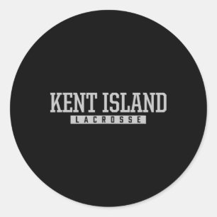 Kent Island High School Lacrosse Classic Round Sticker