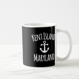 Kent Island Maryland Nautical Coastal Boating Sail Coffee Mug