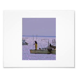 Kent Narrows Oyster Tonger Photo Print