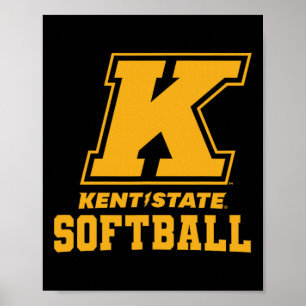 Kent State University Softll Apparel Sports Fan  Poster