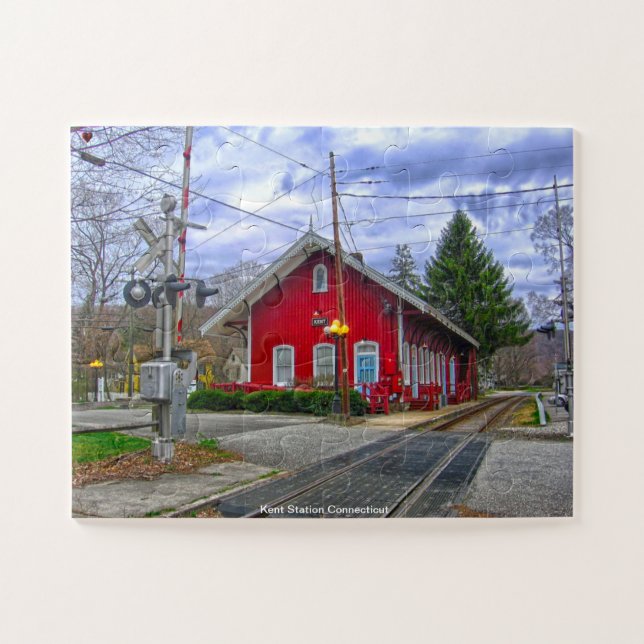 Kent Station Connecticut Jigsaw Puzzle (Horizontal)
