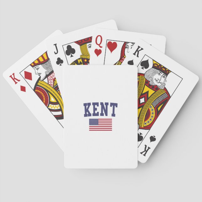 Kent US Flag Playing Cards (Back)