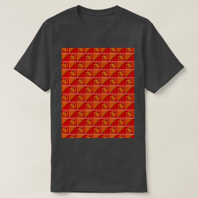 Kente Africa Pattern Graphic 5 T-Shirt (Design Front)