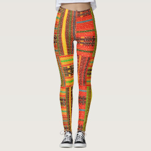 kente african print leggings