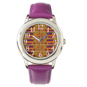 Kente Ethnic Pattern – Vibrant African Textile Watch