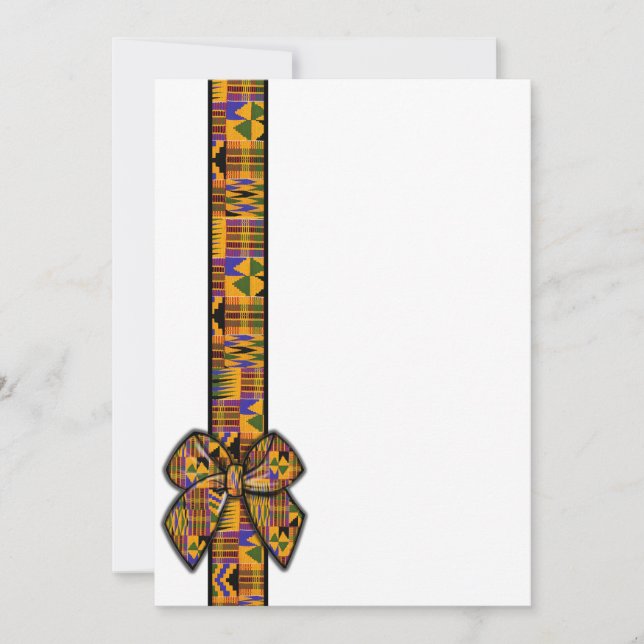 Kente invitations (Front)