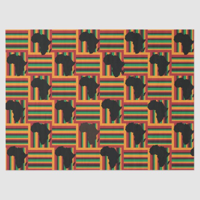 Kente Tissue Paper, Kente Wrapping Paper  (Front)