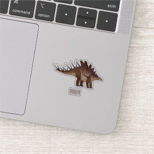 Kentrosaurus cartoon illustration 