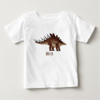 Kentrosaurus cartoon illustration
