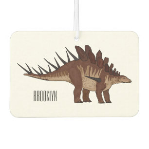 Kentrosaurus cartoon illustration  car air freshener