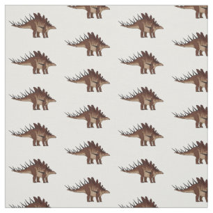 Kentrosaurus cartoon illustration  fabric