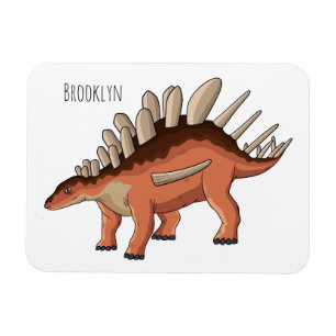 Kentrosaurus cartoon illustration  magnet