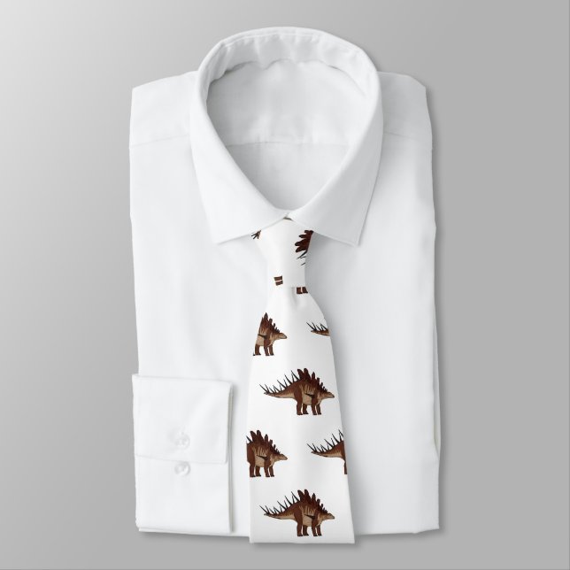 Kentrosaurus cartoon illustration  tie (Tied)