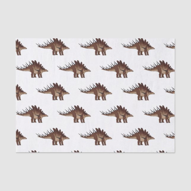 Kentrosaurus cartoon illustration  tissue paper (Front)