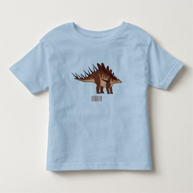 Kentrosaurus cartoon illustration  toddler T-Shirt (Front)