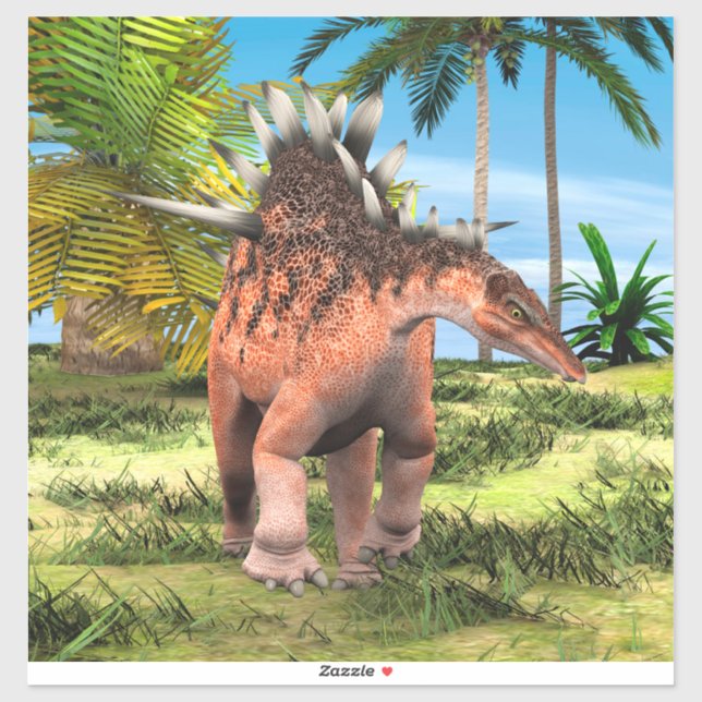 Kentrosaurus Dinosaur Jungle Prehistoric Art (Sheet)