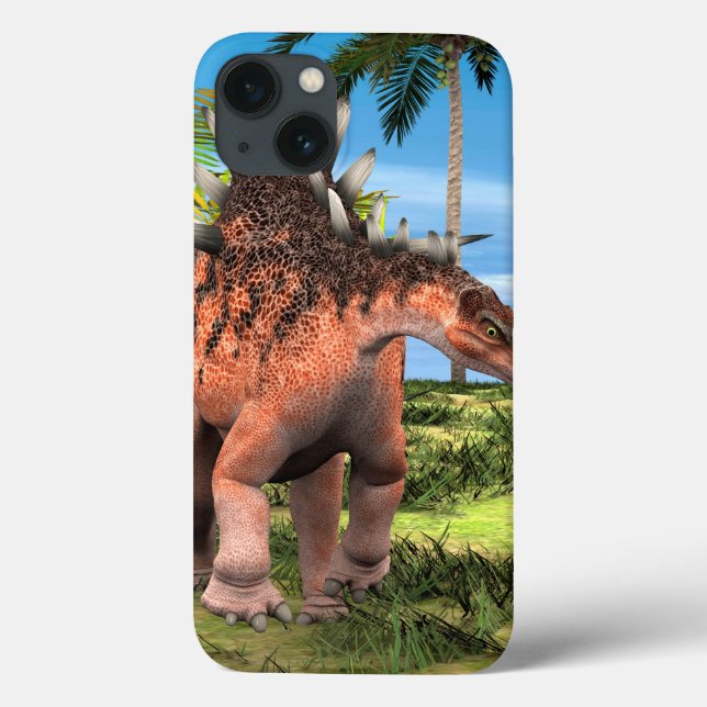 Kentrosaurus Dinosaur Jungle Prehistoric Art Case-Mate iPhone Case (Back)