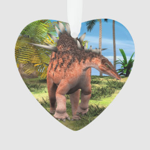 Kentrosaurus Dinosaur Jungle Prehistoric Art Ornament