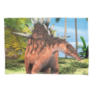 Kentrosaurus Dinosaur Jungle Prehistoric Art Pillowcase