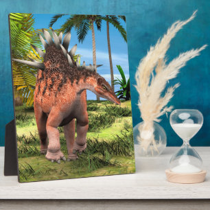Kentrosaurus Dinosaur Jungle Prehistoric Art Plaque