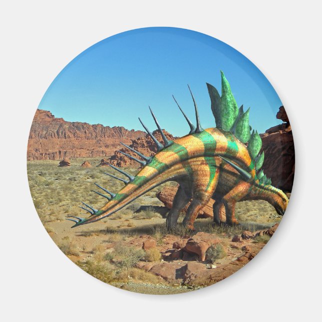 Kentrosaurus Dinosaur Magnet (Front)