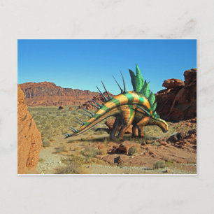 Kentrosaurus Dinosaur Postcard