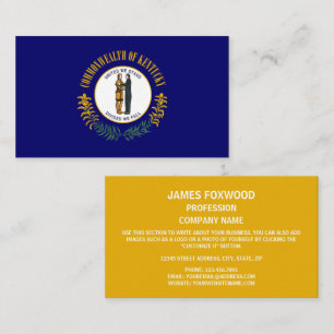 Kentuckian Flag, Flag of Kentucky Business Card