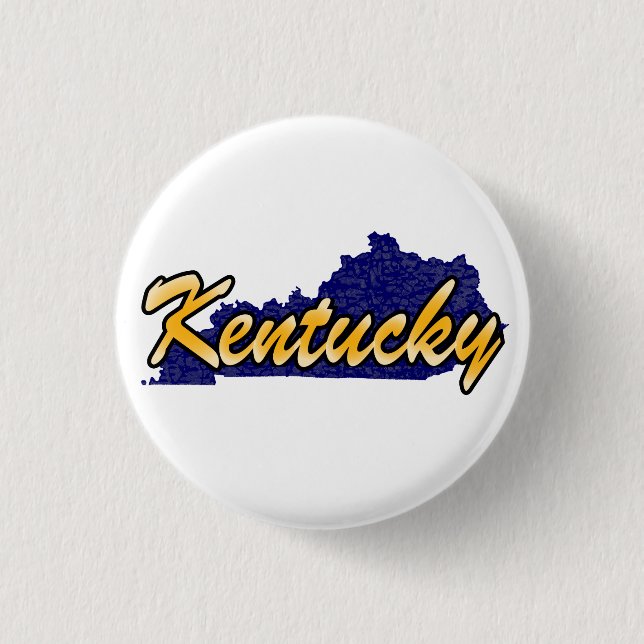 Kentucky 3 Cm Round Badge (Front)