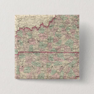 Kentucky and Tennessee 15 Cm Square Badge