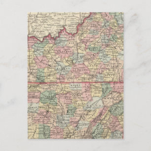 Kentucky and Tennessee 2 Postcard