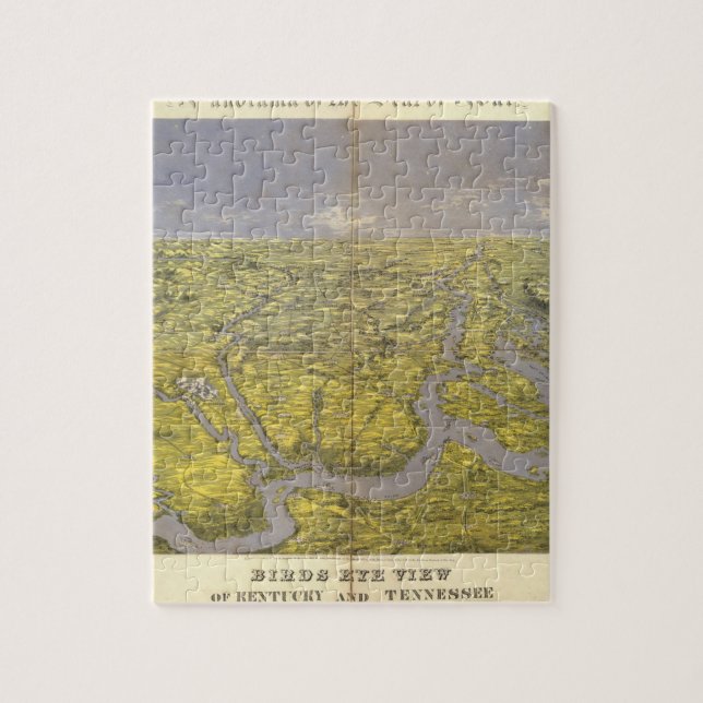 Kentucky and Tennessee 5 Jigsaw Puzzle (Vertical)