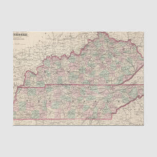 Kentucky and Tennessee Tissue Paper