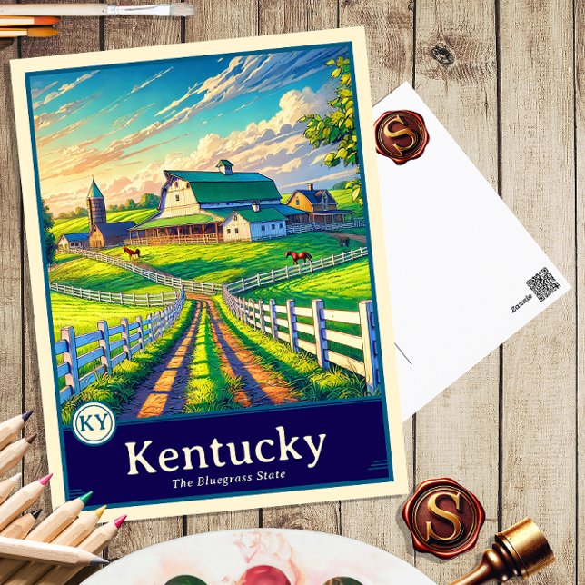 Kentucky | Anime Style Cel Shaded Postcard (Creator Uploaded)