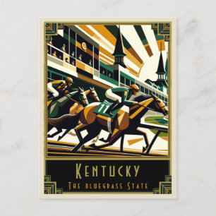 Kentucky Art Deco Postcard