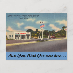 Kentucky, Baker Hill Service, Bowling Green Postcard