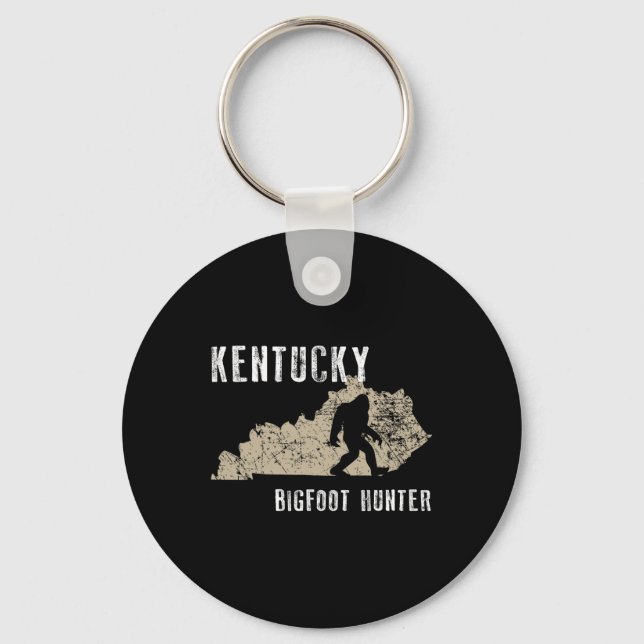Kentucky Bigfoot Hunter  Key Ring (Front)