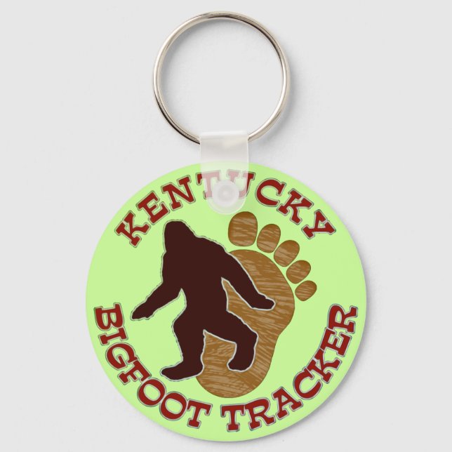 Kentucky Bigfoot Tracker Key Ring (Front)