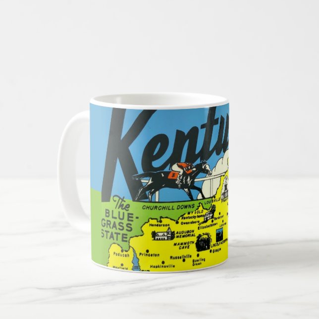 Kentucky Blue Grass State Mug (Front Left)