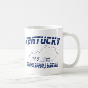 Kentucky Bluegrass Bourbon Basketball UScustomInk Coffee Mug