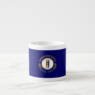 Kentucky: Bluegrass Commonwealth US State Flag Espresso Cup