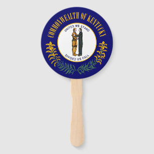 Kentucky: Bluegrass Commonwealth US State Flag Hand Fan