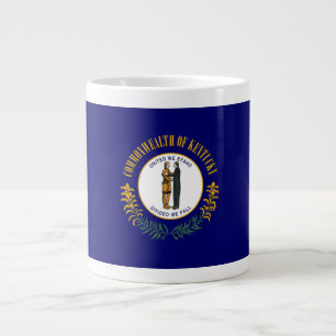 Kentucky: Bluegrass Commonwealth US State Flag Large Coffee Mug