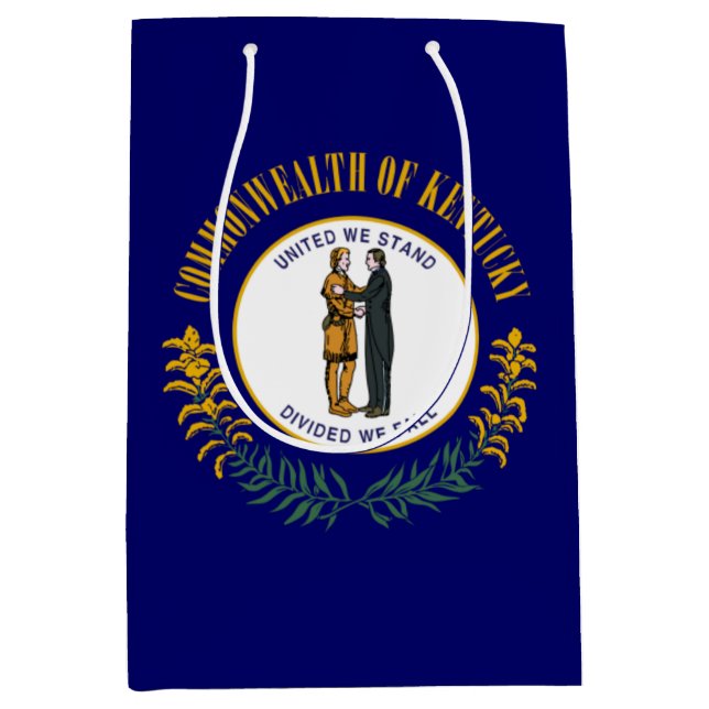 Kentucky: Bluegrass Commonwealth US State Flag Medium Gift Bag (Front)