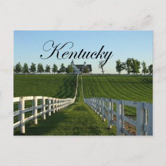 Kentucky Bluegrass Country Postcard