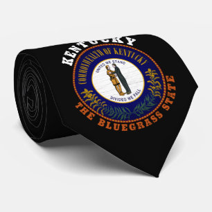KENTUCKY BLUEGRASS STATE FLAG TIE