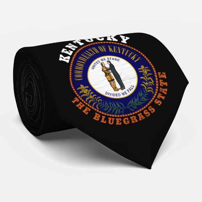 KENTUCKY BLUEGRASS STATE FLAG TIE (Rolled)