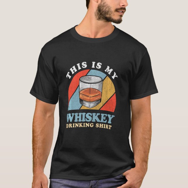 Kentucky Bourbon Whisky Fan This Is My Whiskey Dri T-Shirt (Front)