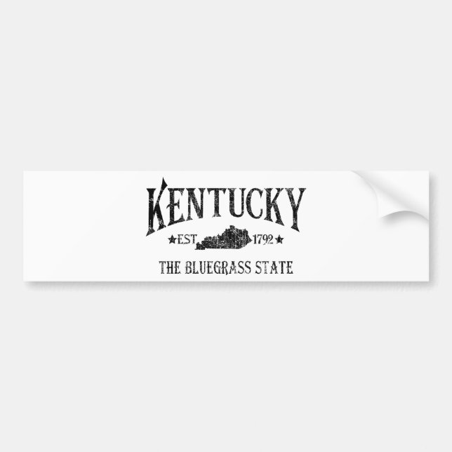 Kentucky Bumper Sticker (Front)